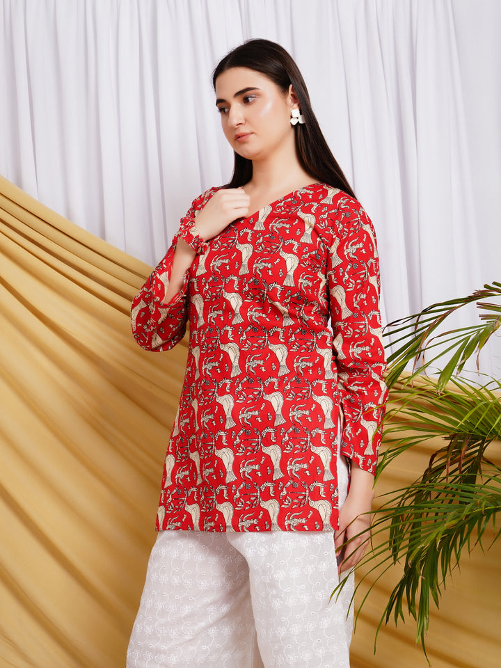 Mayuri Block Print Pure Cotton Kurti