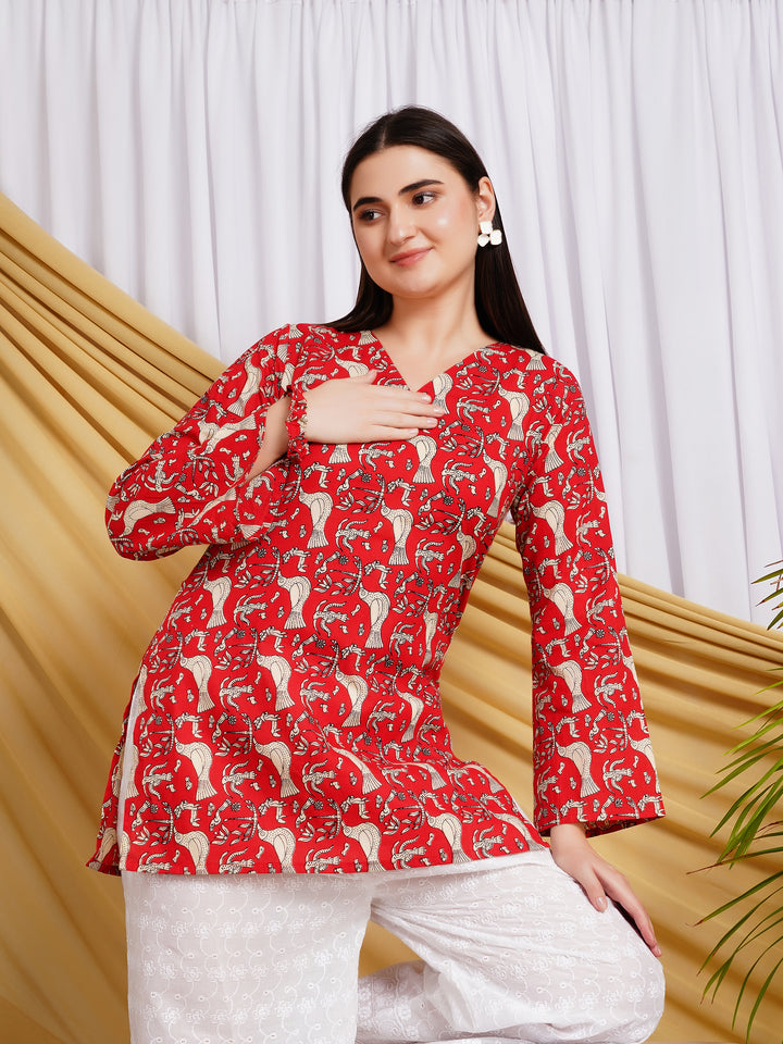 Mayuri Block Print Pure Cotton Kurti