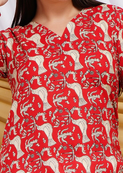Mayuri Block Print Pure Cotton Kurti