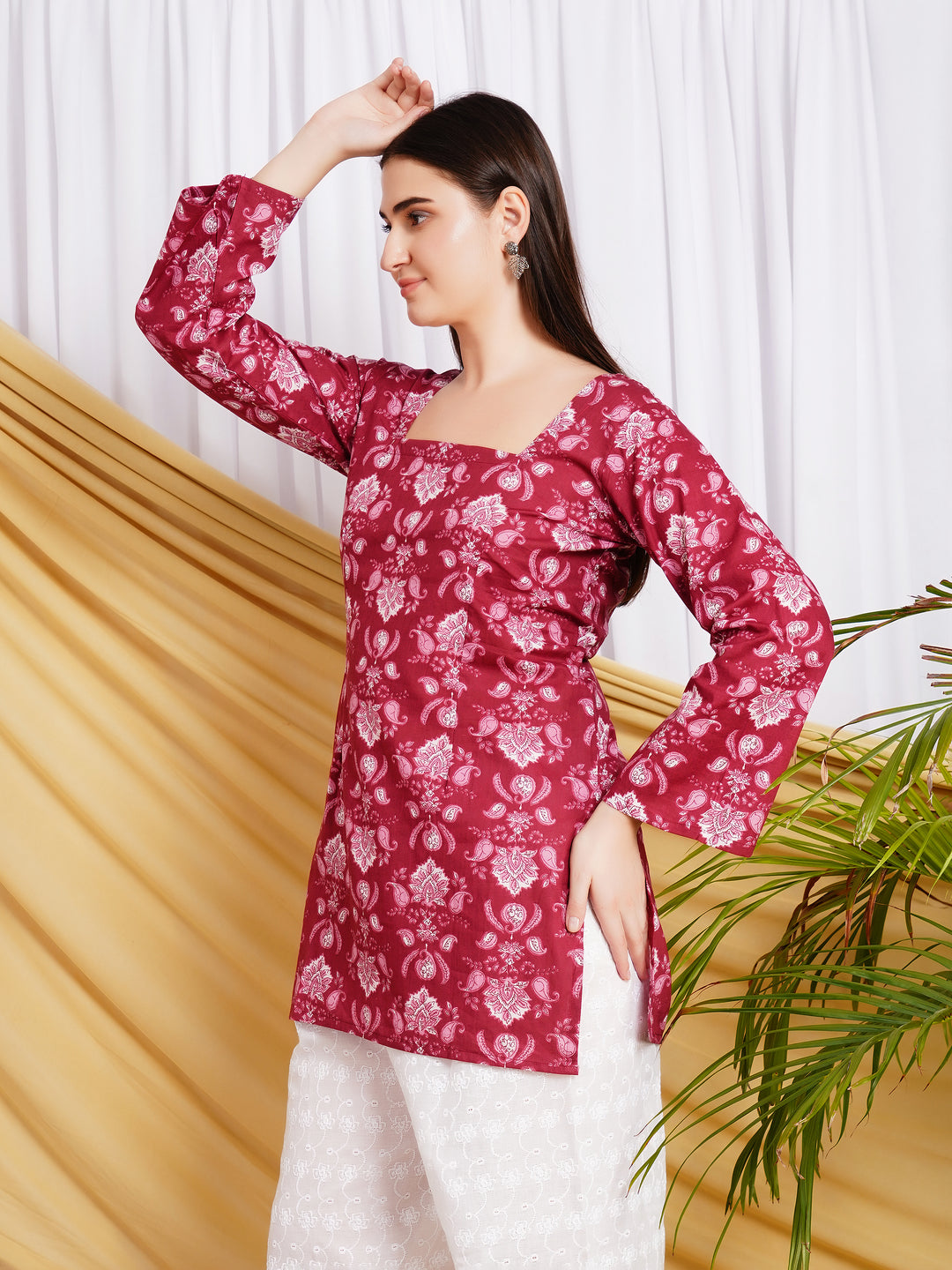Kumkum Block Print Pure Cotton Kurti
