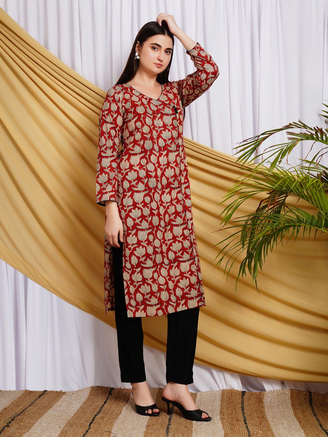 Nalini Bagru Print  Pure Cotton Kurta