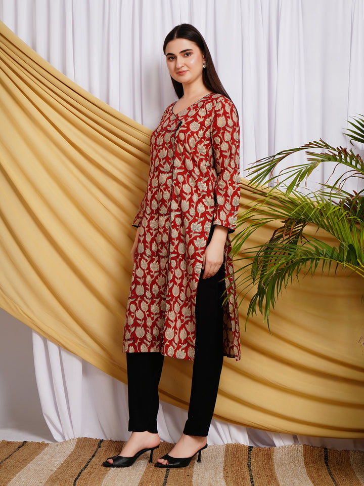 Nalini Bagru Print  Pure Cotton Kurta