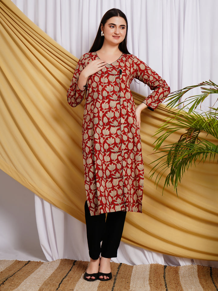 Nalini Bagru Print  Pure Cotton Kurta
