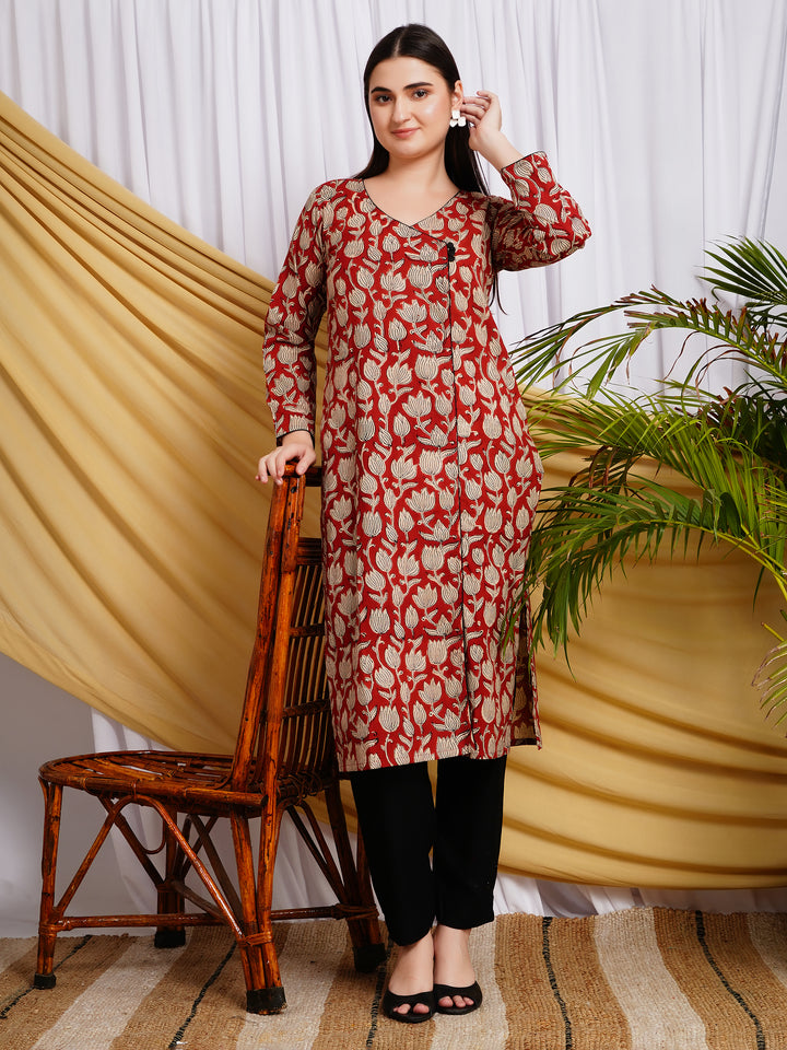 Nalini Bagru Print  Pure Cotton Kurta