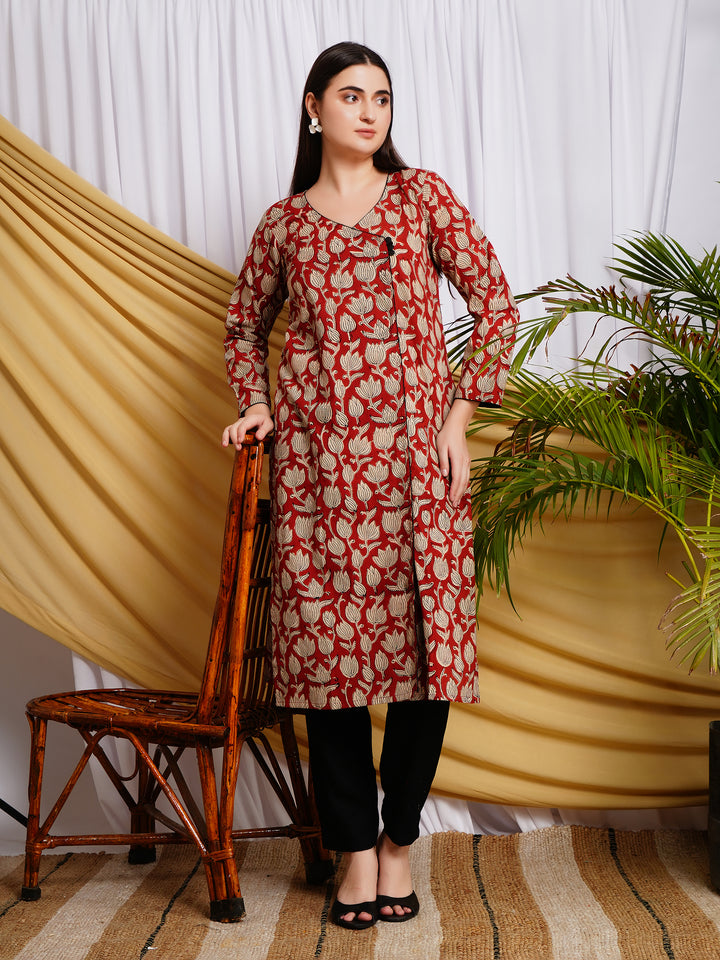 Nalini Bagru Print  Pure Cotton Kurta